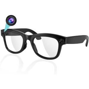 AI Smart Glasses with Camera  1080P Video Recording Glasses with Audio, Real-Time Translation