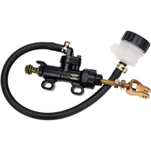 HIAORS Rear Brake Master Cylinder Reservoir Replacement for Yerf Dog GX150 150cc 3206 4206 3209 Coleman KT196 Go Kart ATC-250R Chinese 70cc 90cc 110cc 125cc Quad 4 Wheeler Pit Dirt Bike Parts Black