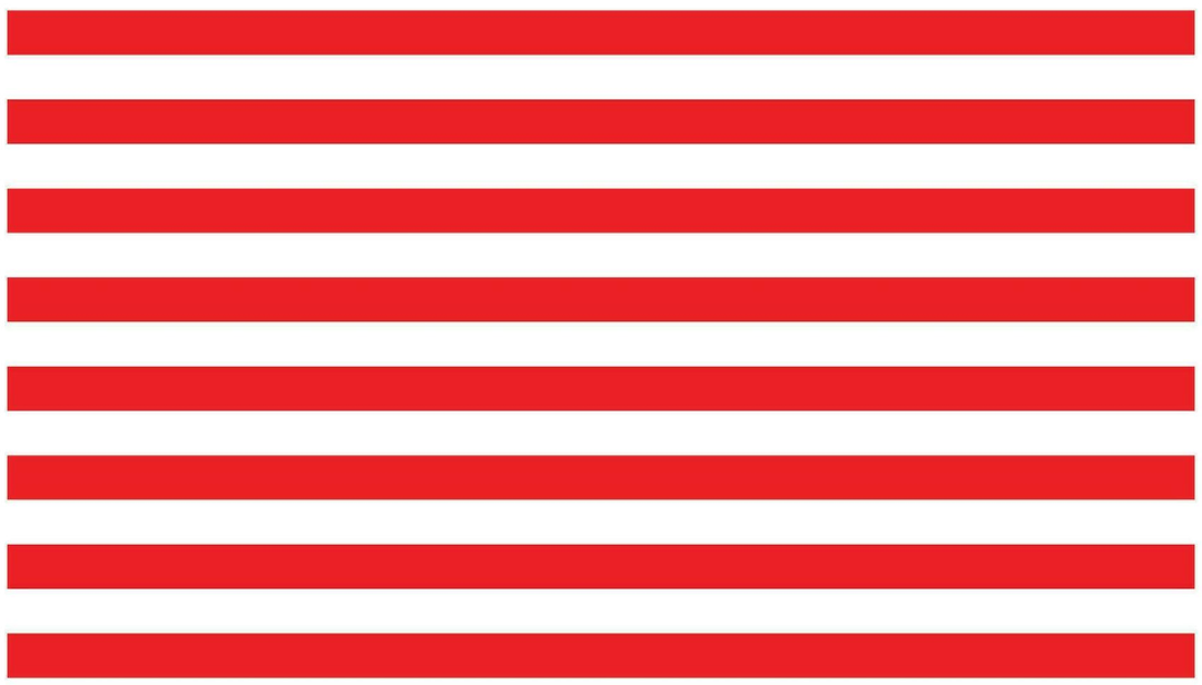 12 bags of red and white stripe flags