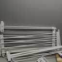 Regalo Safety 36" Extra Tall and 49" Wide Baby Gate for Doorways & Bottom of Stairs, Pressure Mounted Walk Through Baby Gate for Toddlers & Pets, Tested & Safe, American Designed, American Owned (White)