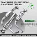 Rear Catalytic Converter Compatible with 2015 2016 2017 2018 2019 Ford Transit 150 250 350 V6 3.7L, Direct-fit(EPA Compliant)
