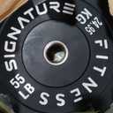 Fitvids Olympic Bumper Plates Set, 2" Weight Plates for Strength 55 Lb