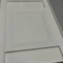 Ekena Millwork Lifetime Vinyl LP2S14X03500WH Standard Two Equal Panel Vinyls, Raised Panel Vinyl Shutters, w/Installation Shutter-Lok's & Matching Screws (Per Pair), 14.75"W x 35"H, White