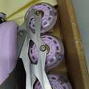 SUPER YOUNGSTER Adjustable Inline Skates for Boys Girls with Light Up Wheels, Roller Skates Blades for Youth Kids Indoor & Outdoor Beginners (Purple)Size M 1-4