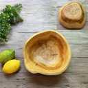 Wooden Bowl Decorative Natural Wood Fruit Bowl, Irregular Creative Wood Bowls, Rustic Hand Carved Candy Snack Keys Serving Bowls for Home Decor (10"-12" Diameter)