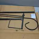 Briarwood Lane 3 Piece Wrought Iron Wrap-Around House Flag Stand x Hardware