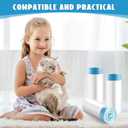 2 x Cat Litter Box Liners 60 Count, Waste Bags for Self-Cleaning Cat Litter Box, Replacement Extra Large Cat Litter Box Liners, 26 x 15.7 Inches3 Packs/60 Counts (Blue)