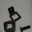 Wyckoff 2" Anti-Rattle Hitch Clamp with 2 Silencer Pads, Heavy Duty Steel Tightener & Hitch Stabilizer, Quieter Towing, Powder Coated for Corrosion Resistance (Silver Vein)