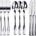 Prestee 600 Piece Plastic Silverware Set - 200 Silver Plastic Forks, Spoons and Knives - Heavy-Duty Utensils - Reusable and Disposable Cutlery Set for Weddings, Thanksgiving, and Christmas Parties