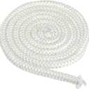 PATIKIL 1/2"x 86" Wood Stove Gasket, Fiberglass Round High-Temperature Resistance Seal Rope Replacement for Stoves Fireplace Door, White