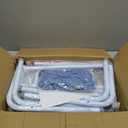 Mybow Double Bed Rail, U Bar for Medical Bedside Safety Assisting Rails, Railing Support for Elderly Adults Under Mattress Handrail, Hospital Dual Bed Rails for Seniors Twin Full Queen Adjustable Rail