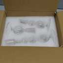 Hewory Glass Candlestick Holders Set: 3PCS Clear Candle Holder Taper Candle Holders Bulk, Crystal Ribbed Candle Sticks Holder Decor for Table Centerpiece Wedding Christmas Thanksgiving Dinner