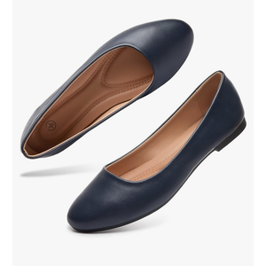 Hash Bubbie Women's Flats Shoes Ballet Flats Dress Shoes Comfortable PU Leather Slip on Shoes for Women 10