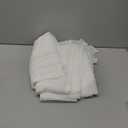 youleyar Solid Sheer Rod Pocket Curtain Voile Draperies 2 Panels White Beige Black Grey Ivory 52 Inch Width 84 Inch Long 1 Pair for Kitchen Bedroom Children Living Room Yard (White, 52" W84 L)