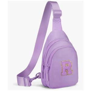 Small Initial Sling Bag for Girls & Women - Cute Crossbody Fanny Pack Gift