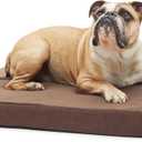 Barkbox Orthopedic Dog Bed with Memory Foam, Premium Comfort for Dogs and Puppies, Dog Bed for Joint Relief and Restful Sleep, Durable and Easy to Clean - Espresso, Medium