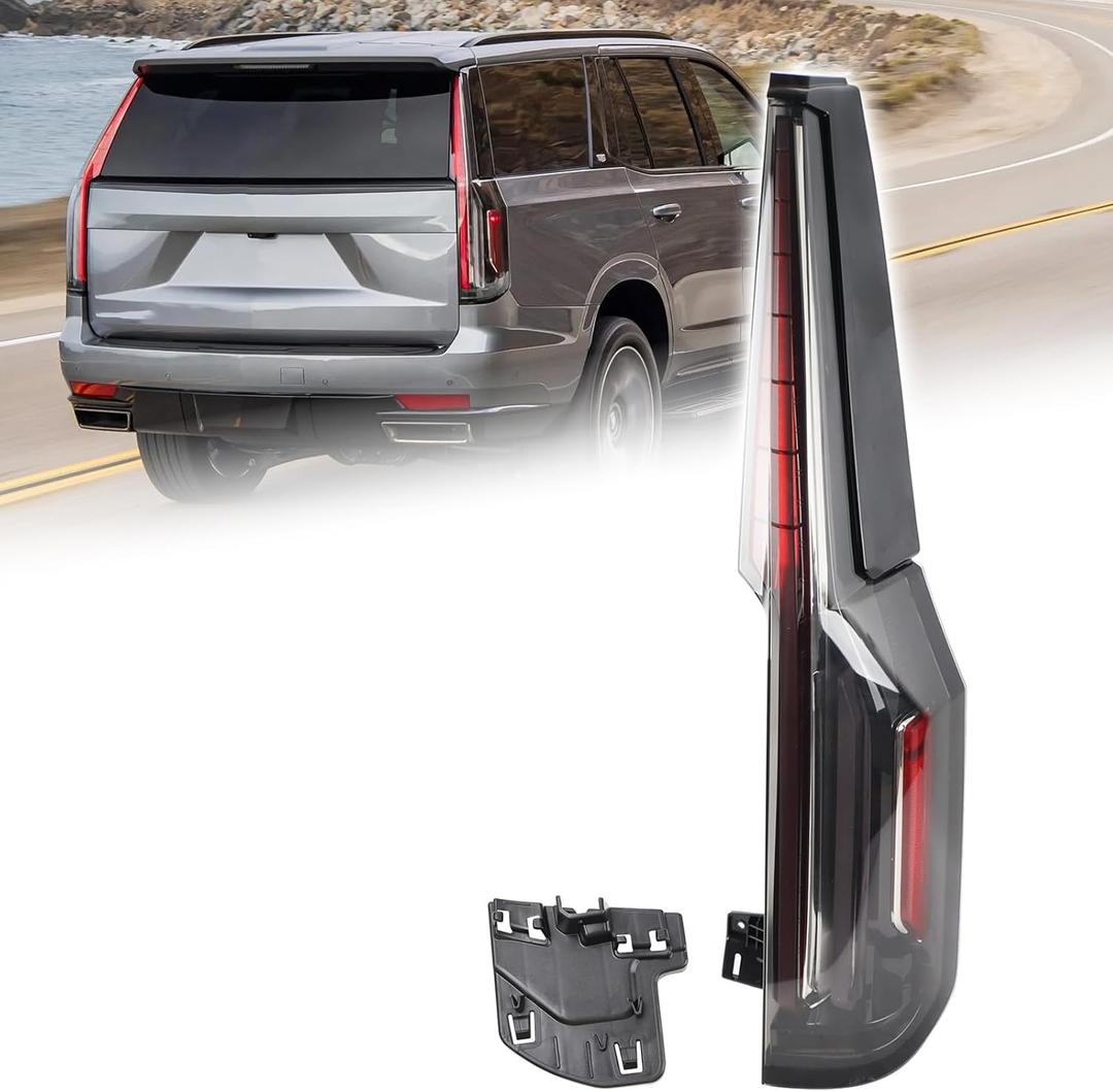 RH Tail light Assembly Fit for 2021-2024 Cadillac Escalade ESV Rear Lamp Right Passenger Side Brake Lamp With Bulbs Full LED W/Module 84989488 87866703