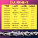 Air Conditioning A/C Condenser Compatible with Chevy Trailblazer 4.2L 2002-2009，Trailblazer EXT 4.2L 2002-2006，GMC Envoy 4.2L 2002-2009，Envoy XL 4.2L 2002-2006 & More Replace 3054 8890192550