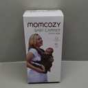 Momcozy Breathable Mesh Baby Carrier, Ergonomic and Lightweight Infant Carrier for 7-44lbs with Enhanced Lumbar Support, All Day Comfort for Hands-Free Parenting, Air Mesh-Black