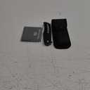 Bowie Pocket Knife for Men Y-WOLF, D2 Steel Tactical Pocket Knife with Clip, Sheath, G10 Handle, Gifts for Men, Full Black