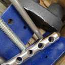 Yost Vises M10WW Rapid Action Woodworking Vise | Quick Release Lever for Quick Adjustments | 10 Inch Jaw Width | Made with Heavy-Duty Cast Iron | Blue
