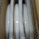 Herogo 24 Piece Dinnerware Sets with Pasta Bowls for 6, Dinner Salad Plates and Cereal Serving Bowls, Stoneware Dishes Dinner Ware for Kitchen Dining, Dishwasher & Microwave Safe, Speckled White