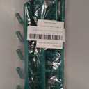 Space Saving Closet Hanger Holders  Set of 4 Durable Green Plastic Organizers with 5 Vertical Hooks Each  Maximize Wardrobe Space for Clothes, Belts, Scarves & Accessories by Miles Kimball