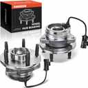 A-Premium 2 x Front Wheel Bearing and Hub Assembly with ABS & 5-Lug Compatible with Chevrolet Malibu 2004-2012, HHR SS 2008-2010, Cobalt SS 2008-2010, Pontiac G6 2006-2010, Saturn Aura 2007-2009