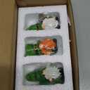 Uniboho St Patricks Day Decorations Gnomes 3pcs for St Patricks Day Decor Green Irish Leprechaun Figurine Indoor Home Table Ornament