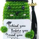 3 x SIHPTO Graduation Gifts Emotional Support Crochet Positive Pickle,Class of 2026 Cute Crochet Animals,Graduation Gifts for Her Girls Him Boys High School College Graduation (2026 Graduation Pickle)