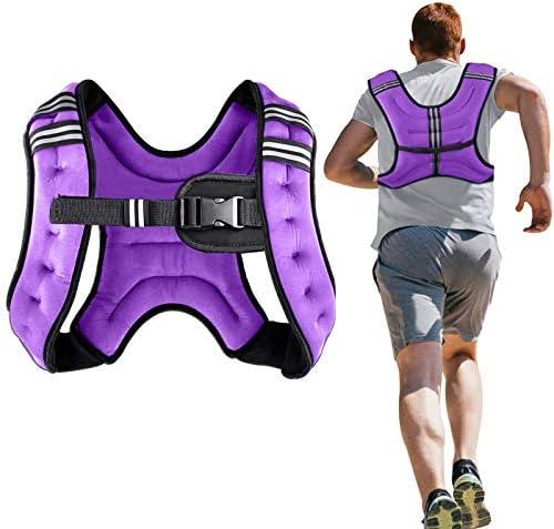 Henkelion Weighted Vest Weight Vest for Men Women Kids Weights Included, Body Weight Vests Adjustable for Running, Training Workout, Jogging, Walking
