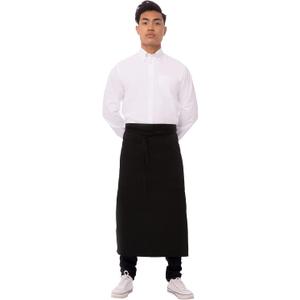 Chef Works Unisex Two Pocket Bistro Apron (Black)