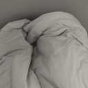 Bedsure Duvet Cover Queen Size - Soft Double Brushed Bedding Set for Kids & Adults, Zipper Closure, 3 Pieces, Includes 1 Duvet Cover (90"x90") & 2 Pillow Shams, NO Comforter, Silver Grey