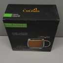 CNGLASS 16oz Double Walled Glass Coffee Mugs(4-pack),Large Clear Coffee Cups with Handle,Glass Espresso Mugs for Latte,Cappuccino,Tea