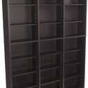 Atlantic Oskar 1080 Media Storage Cabinet Protects & Organizes Prized Music, Movie, Video Games or Memorabilia Collections, PN 38435714 in Espresso : Everything Else