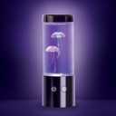 Merkury Innovations Jellyfish Night Light Lamp Motion & Multicolor Leds - Easy Mode Switching, USB Powered - 9"
