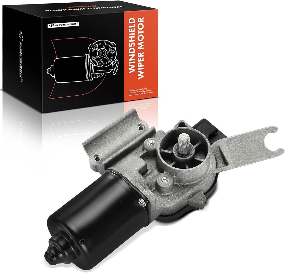 A-Premium [4 Pins] Front Windshield Wiper Motor Compatible with Chevrolet Equinox & GMC Terrain, 2010 2011 2012 2013 2014 2015 2016, Sport Utility, Replace# 25942547