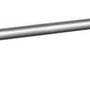OFFO Shower Arm with Flange, 24 in Brushed Nickel Wall Mount Replacement Angle Shower Head Arm Wall-Mounted For Fixed Shower Head & Handheld Showerhead