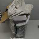 Heated Blanket Electric Blanket Heating, Dual Control Soft Ribbed Faux Fur Electric Blanket with 12 Heat Levels 12H Timer ETL FCC Certified Machine Washable (Gray, King Size - 90" x 100")