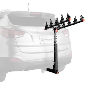 Allen Sports Deluxe Quick Install 5-Bike Hitch Rack, Model 1550RR, Black