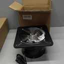 8 Inch Exhaust Fan with Speed Controller, 700CFM Wall Mount Exhaust Fan for Kitchen, Metal Ventilation Extractor Fan with Damper for Bathroom, Garage, Attic, Shop, Pet Room, Smoking Room, Basement