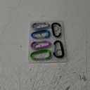 GOGO 6PCS D-Shaped Carabiner with Spring Snap Hooks, 2 Inch Carabiner Clip Key Holders