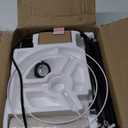 Upgraded Dimmable Floor Lamp, 1000 Lumens LED Edison Bulb Included, Arc Floor Lamps for Living Room Modern Standing Lamp with Linen Shade, Tall Lamp for Bedroom Office Dining Room- Black