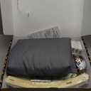 Blissful Diary Baby Play Gym & Activity Mat, 5 Developmental Zones Wooden Tummy Time Mat with 5 Detachable Sensory Toys for Motor Skills & Sensory Development, Baby Essentials Shower Gift (Gray Round, 0-36M)