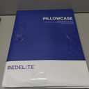 2 x BEDELITE Satin Pillowcase for Hair and Skin, Super Soft Similar to Silk Pillow Cases 4 Pack with Envelope Closure, Cooling Pillowcases for Women Men (20"x40" King Size, Hot Pink)