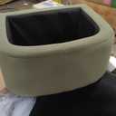 COLAMY 360 Swivel Accent Chair- Comfy Living Room Armchair No-Sag Foam & Sturdy Metal Base with Pillow, Fully Assembled Swivel Accent Single Sofa for Bedroom Living Room, Office, Brown (Set of 1)