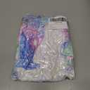 Funnycokid Girls Robes Kids Hooded Bathrobe Soft Fleece Pajamas Plush Flannel Sleepwear 7-8 Years (Purple)