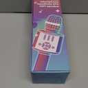 Amazmic Kids Karaoke Microphone Machine Toys for Girls Bluetooth Microphone with LED Light, Christmas Birthday Gift for Girls Boys 3 4 5 6 7 8 9 10 11 12 Year Old Kids Toys(Blue)