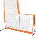 CHAMPRO MVP Portable Lightweight Protective L-Screen, Baseball/ Softball Pitcher's Net, 7' X 7'