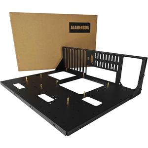 DIY Pc Test Bench, Open Chassis Case Rack for EATX/ATX/M-ATX/ITX Motherboards, Widely Body Heat Dissipation Design Open Air Pc Case, SSD Motherboards Accessories